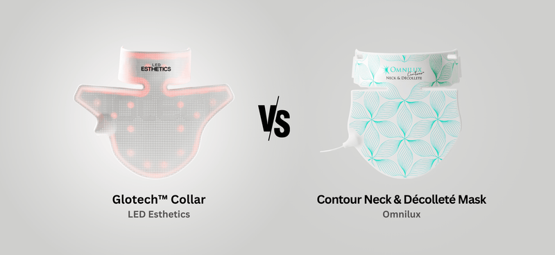 Glotech™ Collar vs. Omnilux Contour LED Neck Mask