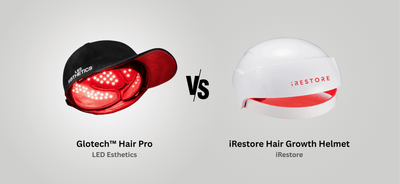 Glotech™ Hair Pro vs. iRestore Essential Hair Growth Helmet