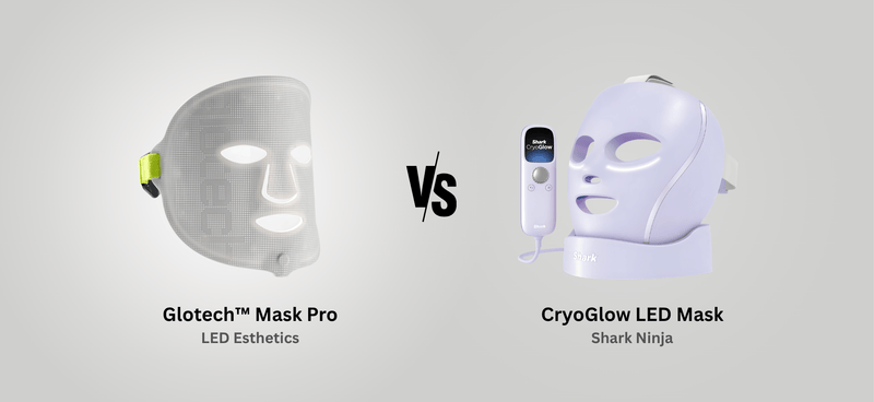Glotech™ Mask Pro vs. Shark CryoGlow LED Face Mask