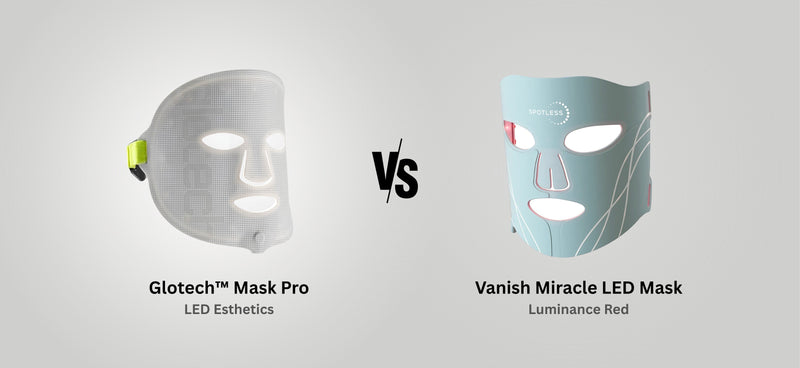 Glotech™ Mask Pro vs. Luminance Red LED Face Mask