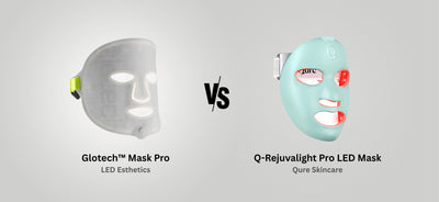 Glotech™ Mask Pro vs. Qure Q-Rejuvalight Pro LED Face Mask