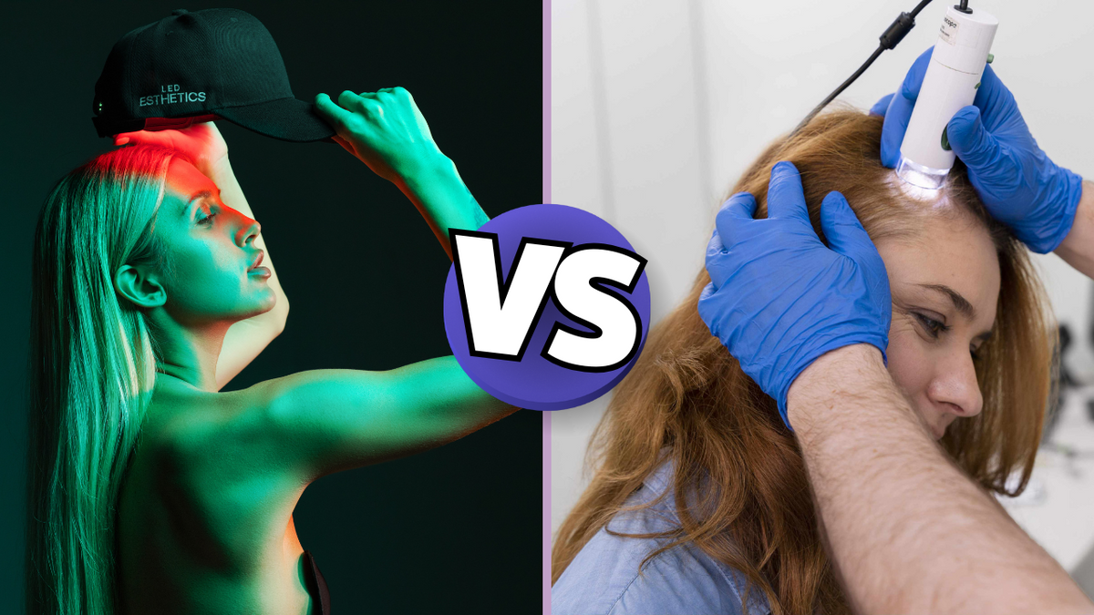 Man wearing Glotech™ Hair Pro