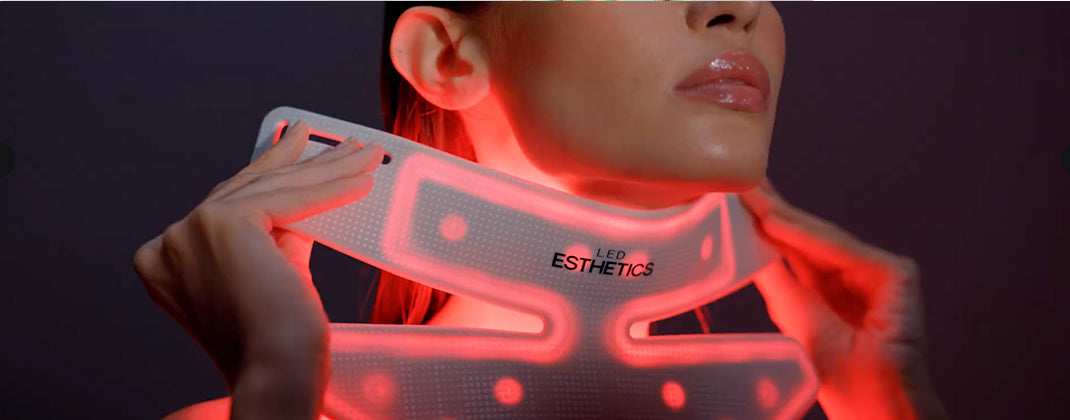 Select strap and fit Glotech™ Collar around neck