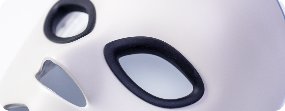 Install eye cover<br>for added comfort