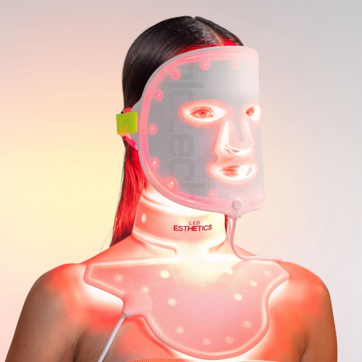Glotech Mask Collar Red Light Therapy LED Esthetics Glotech mask collar red light therapy led esthetics