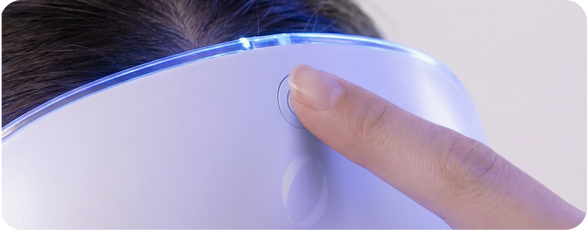 Activate Mask Lite 2.0 <br>and select light mode